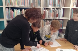 Návštěva knihovny v Chocni 4. a 5. třída