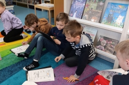 Návštěva žáků 1.-3.tridy knihovny v Chocni